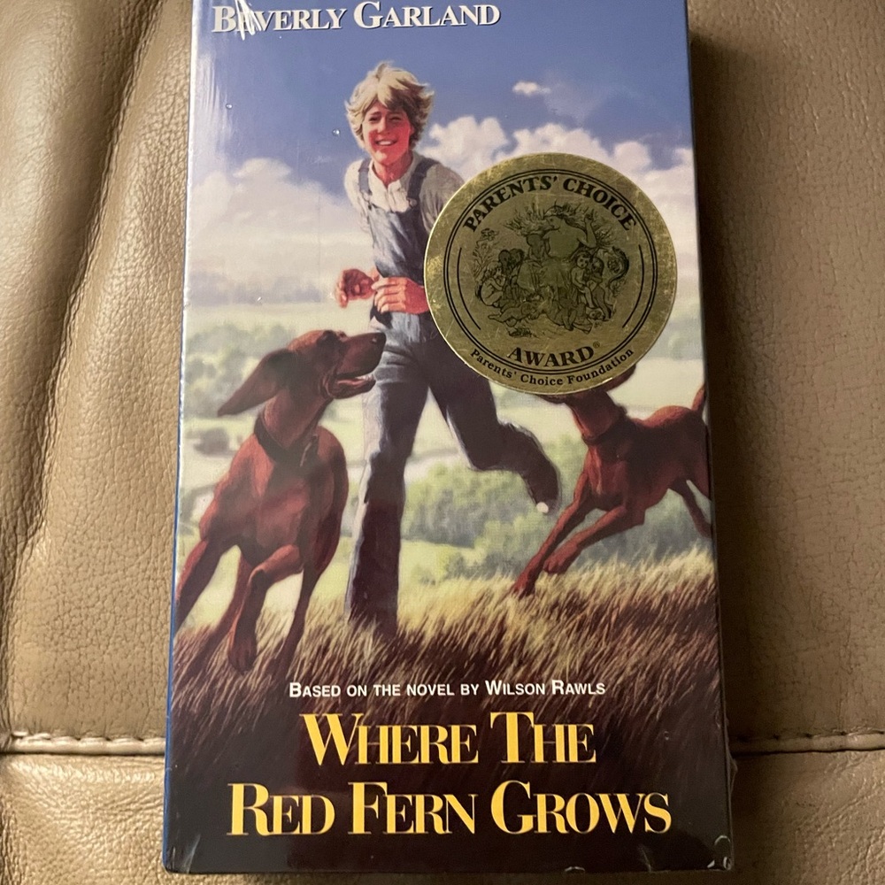 Where the Red Fern Grows VHS New Sealed Vintage Collectors Rare Fun Kids Movie